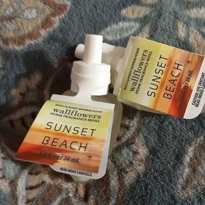 2 New “Sunset Beach” Wallflower refills from Bath and Body Works